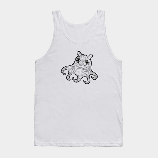 Dumbo Octopus- The Smartest "Fish" in the Sea! Tank Top by Green Paladin